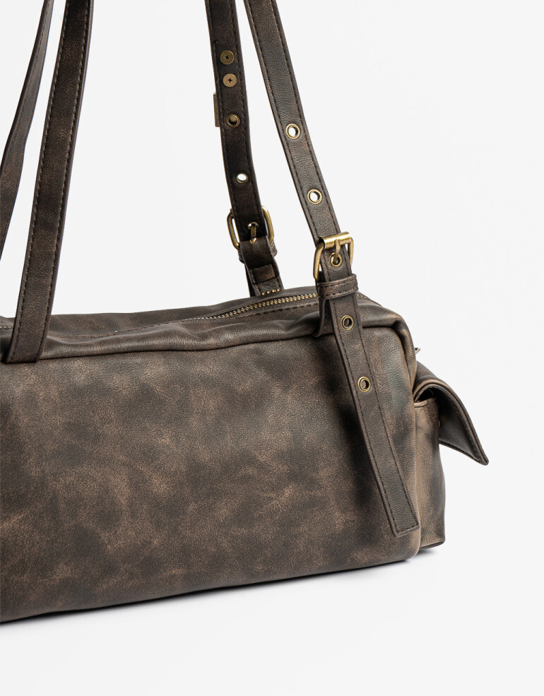 City Cartera City Multipocket Chocolate - Marron Chocolate