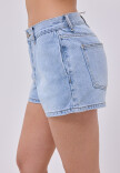 SHORT BOLSILLO CELESTE