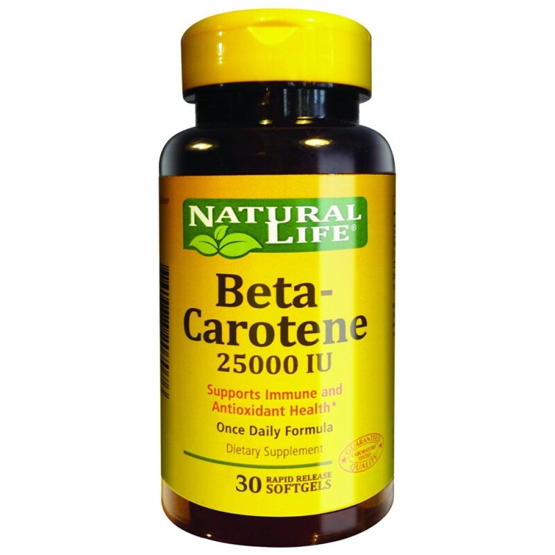 Beta-carotene Natural Life 30 Cáps. Beta-carotene Natural Life 30 Cáps.