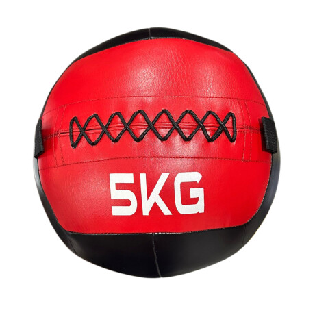 Pelota Wallball WLBC-5 de Cuero Sintético 5kg Ub ROJO