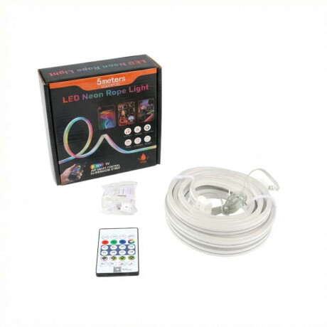 Kit Completo Tira Neon Rgb Multiocolor Smart 5 Metros