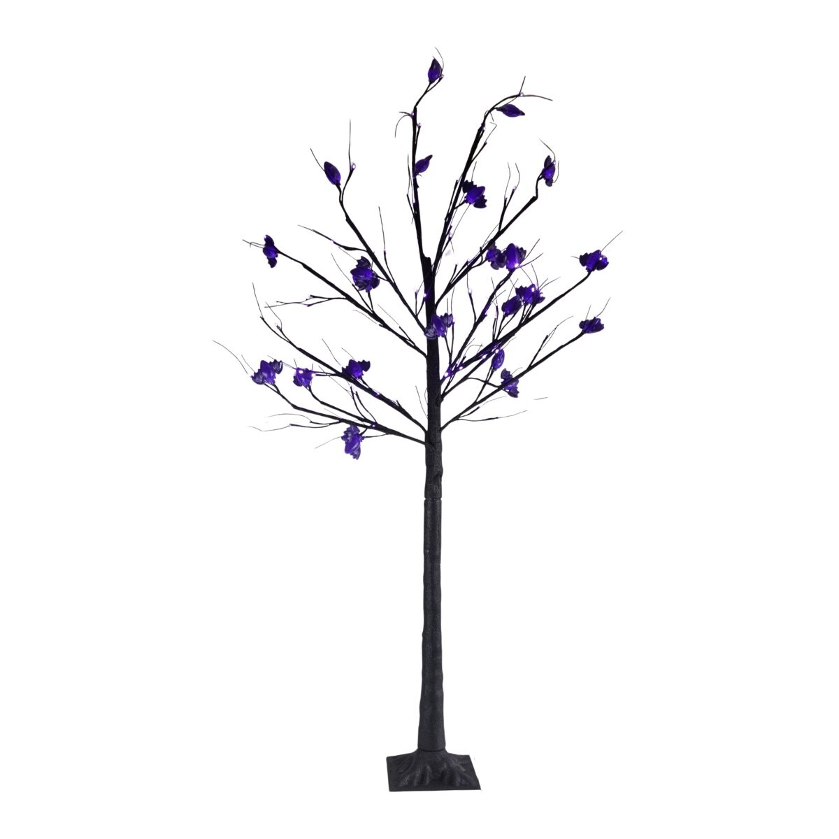 Arbol LED Halloween 165cm con murcielagos 