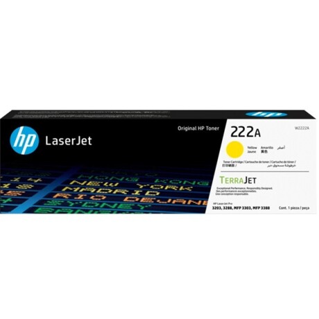 HP - 222A - Toner cartridge - Yellow - ORIGINAL LASERJET TONER CART HP - 222A - Toner cartridge - Yellow - ORIGINAL LASERJET TONER CART