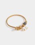 Pulseras Infantiles Licencias Pulsera Flexible Multi Dije Cinnamoroll - Dorado