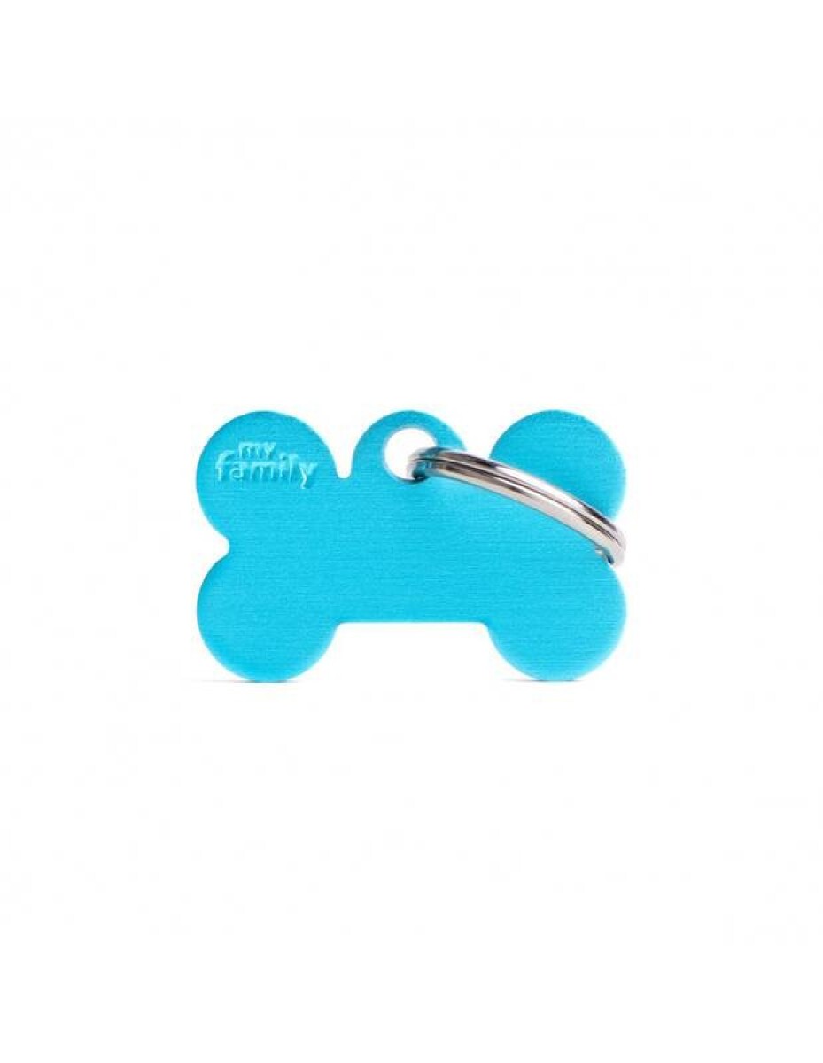 MFB50 - HUESO PEQUEÑO ALUMINIO CELESTE 