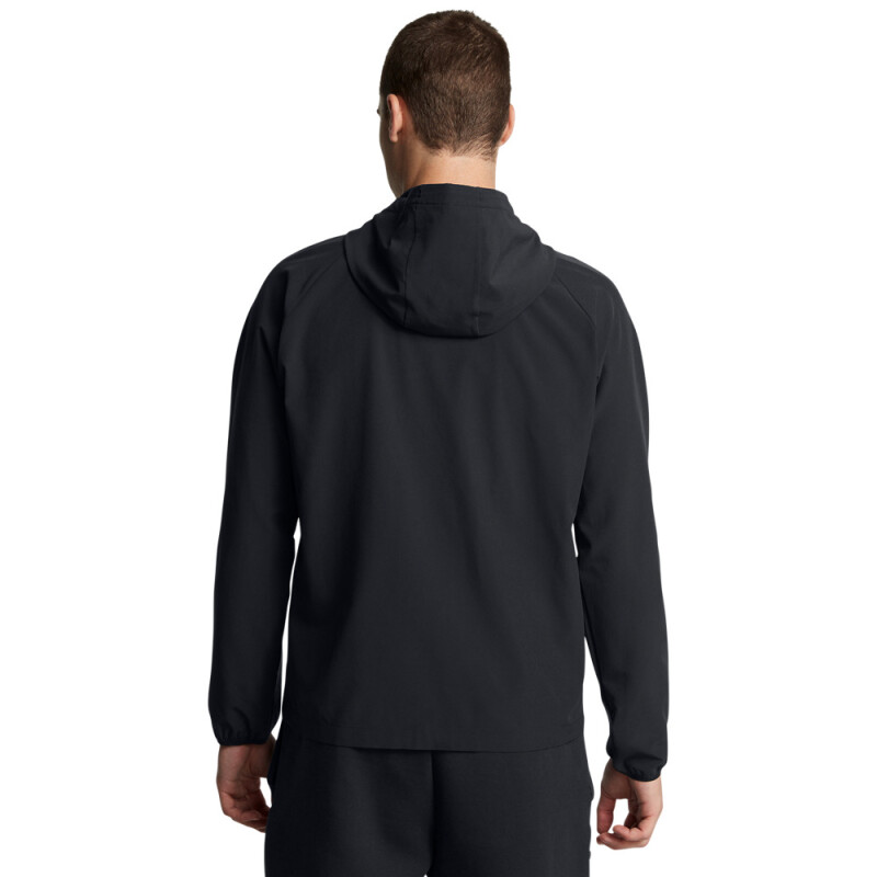 UA Vibe Woven Jacket-BLU BLK-001