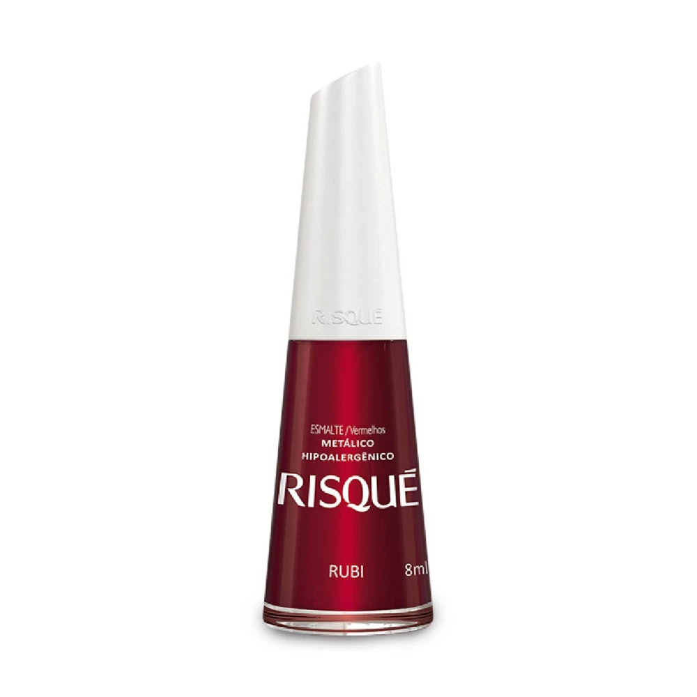RISQUE ESMALTE DE UÑAS RUBI METAL X 8 ML