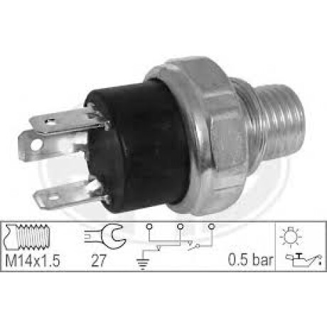 BULBO INTERRUPTOR DAEWOO ACEITE 3 TERMINALES D.RACER-CIELO - BULBO INTERRUPTOR DAEWOO ACEITE 3 TERMINALES D.RACER-CIELO -