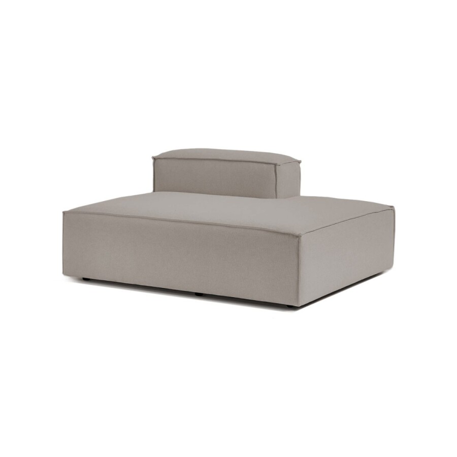 Sillón Nicole Chaise Lounge Simple Derecho Gris