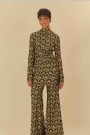 PANTALON FLARE Negro