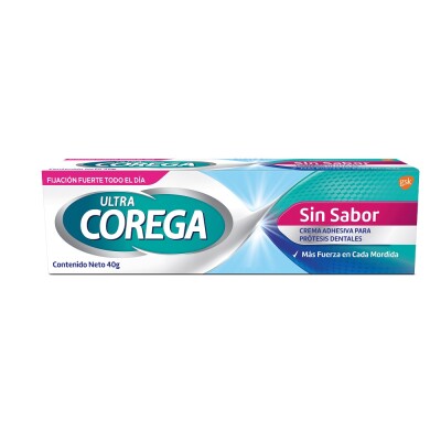 Crema Adhesiva Ultra Corega Sin Sabor 40 Grs. Crema Adhesiva Ultra Corega Sin Sabor 40 Grs.