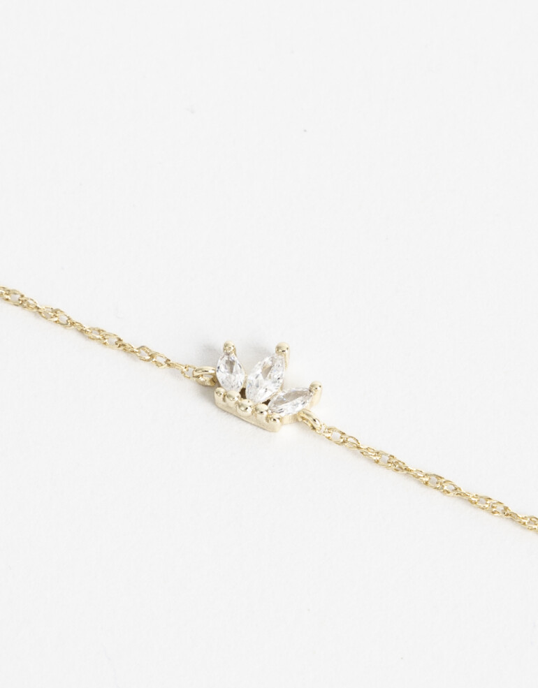 Pulseras Flexibles Cubic zirconia Pulsera Flexible Cubic Dorado - Dorado