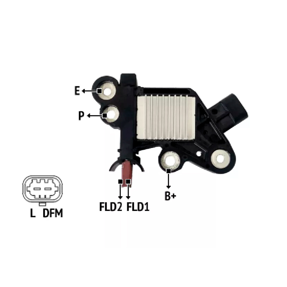 REGULADOR VOLTAJE CHEVROLET ONIX-PRISMA-COBALT BOSCH=RGIK.5776 NOSSO 