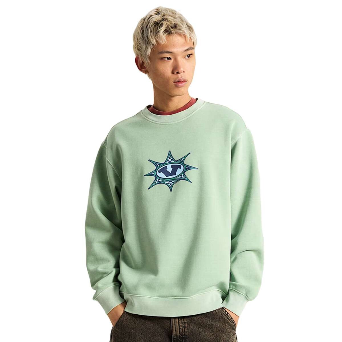 Buzo Vans Star Checker Crew - Verde 