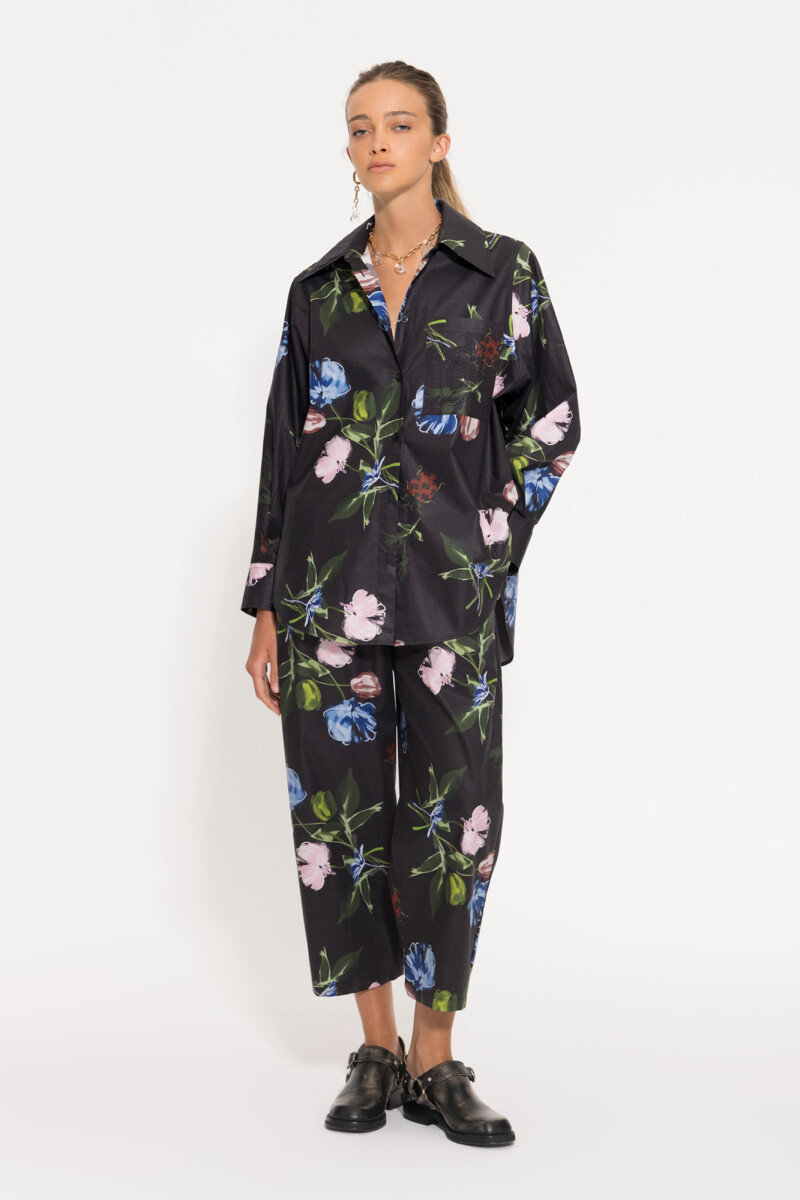 CAMISA BOTANIC Negro