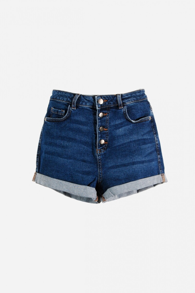 Short en denim AZUL
