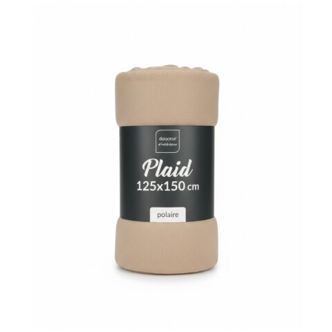 MANTA POLAR BEIGE 125X150CM Unica