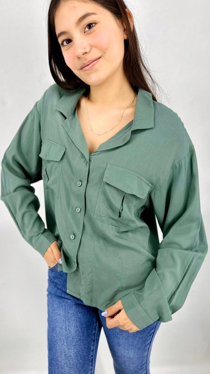 CAMISA WANNA MARIE - VERDE 