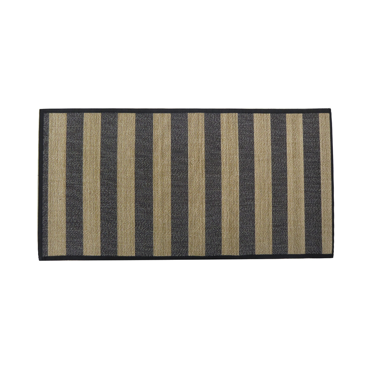 Alfombra de Bambú Home Class 60cm x 120cm - BEIGE/CHOCOLATE 