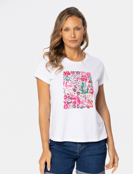 REMERA ESTAMPADA Blanco