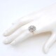 Anillo antiguo Art Deco oro 18k brillantes y diamantes Anillo antiguo Art Deco oro 18k brillantes y diamantes