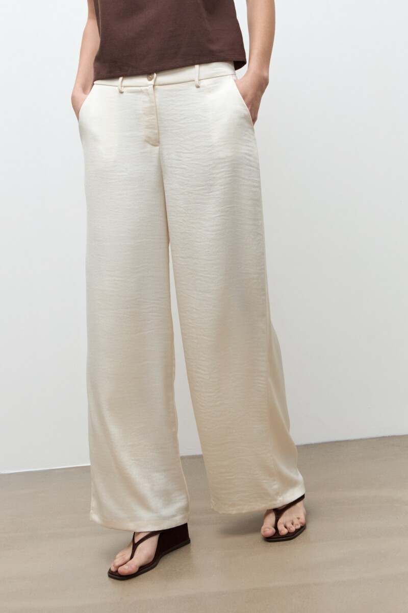 Pantalon recto crudo