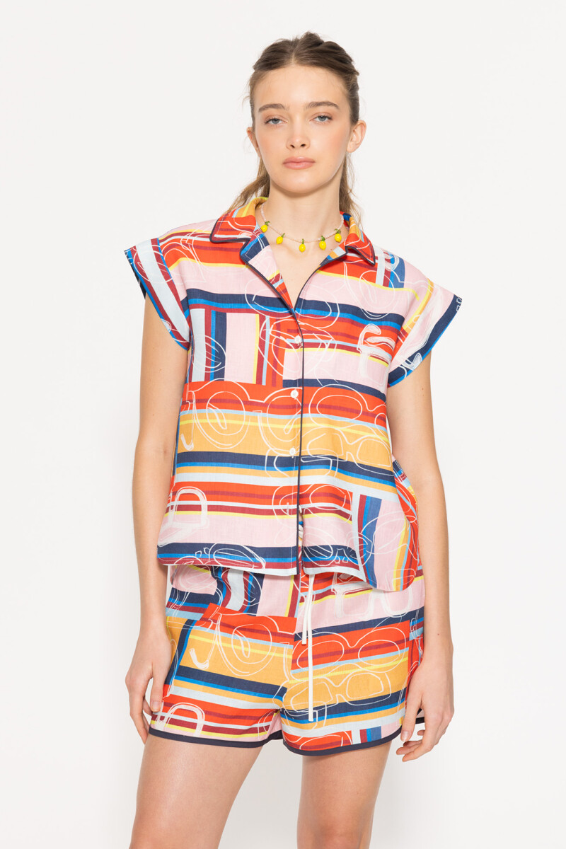 CAMISA GLASS Multicolor