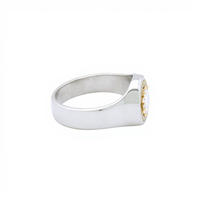 Anillo Profesión Asistente social-Plata y Oro-Sin Piedra-AP5001 sinpiedra