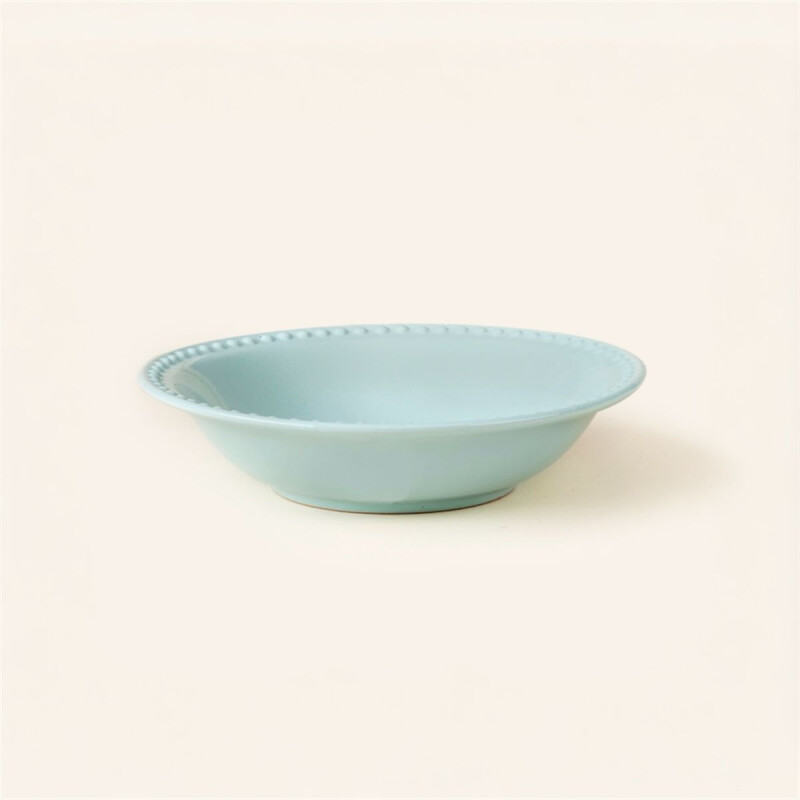 Plato Hondo en Cerámica Santa Anita Verde Agua - 6 Piezas Plato Hondo en Cerámica Santa Anita Verde Agua - 6 Piezas