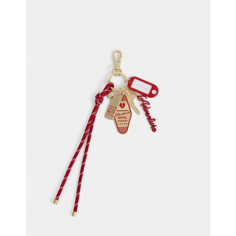 Llavero Y Charm Multidijes Travel Dorado