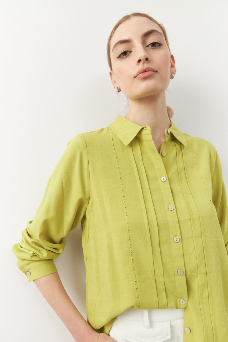 CAMISA MARLENNE Verde Manzana