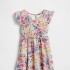 SL KEY FLORAL SMOCK RFL DRESS IVORY FROST FLORAL
