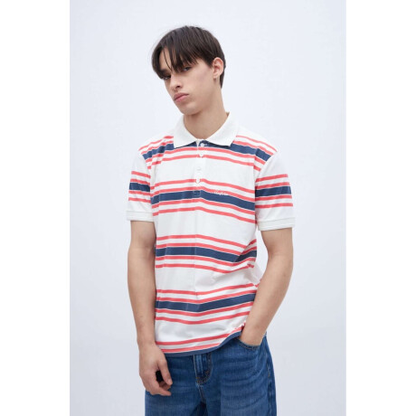 Remera polo Casper Off white