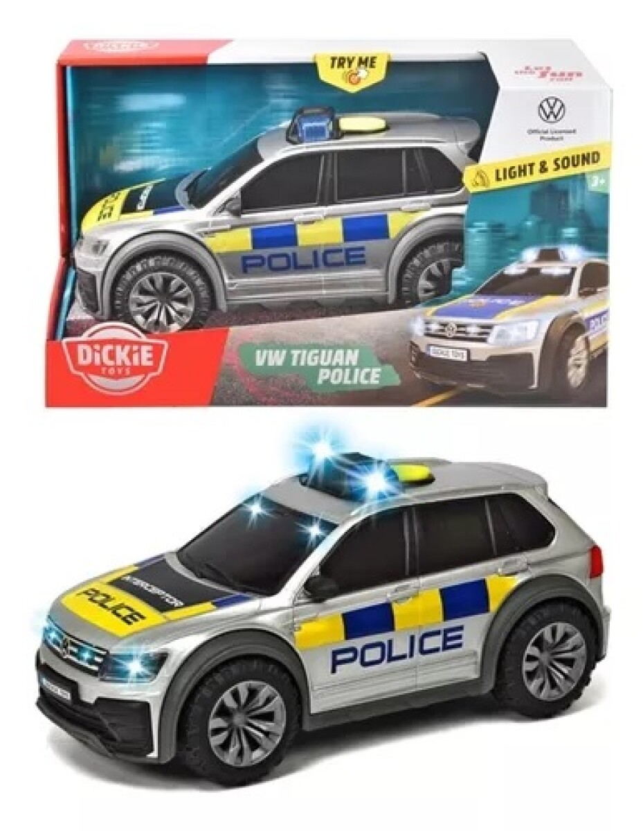 Vehículo Police 25 Cm Con Luces Y Sonidos 