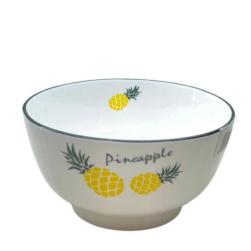 BOWL DE PORCELANA CON DSEÑO FRUTAL • 14cm BOWL DE PORCELANA CON DSEÑO FRUTAL • 14cm