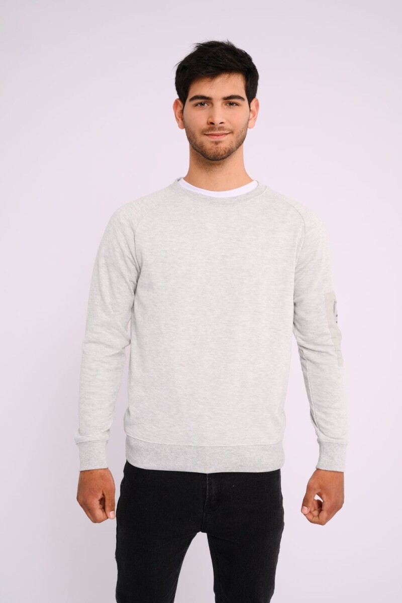 Buzo de felpa Gris melange