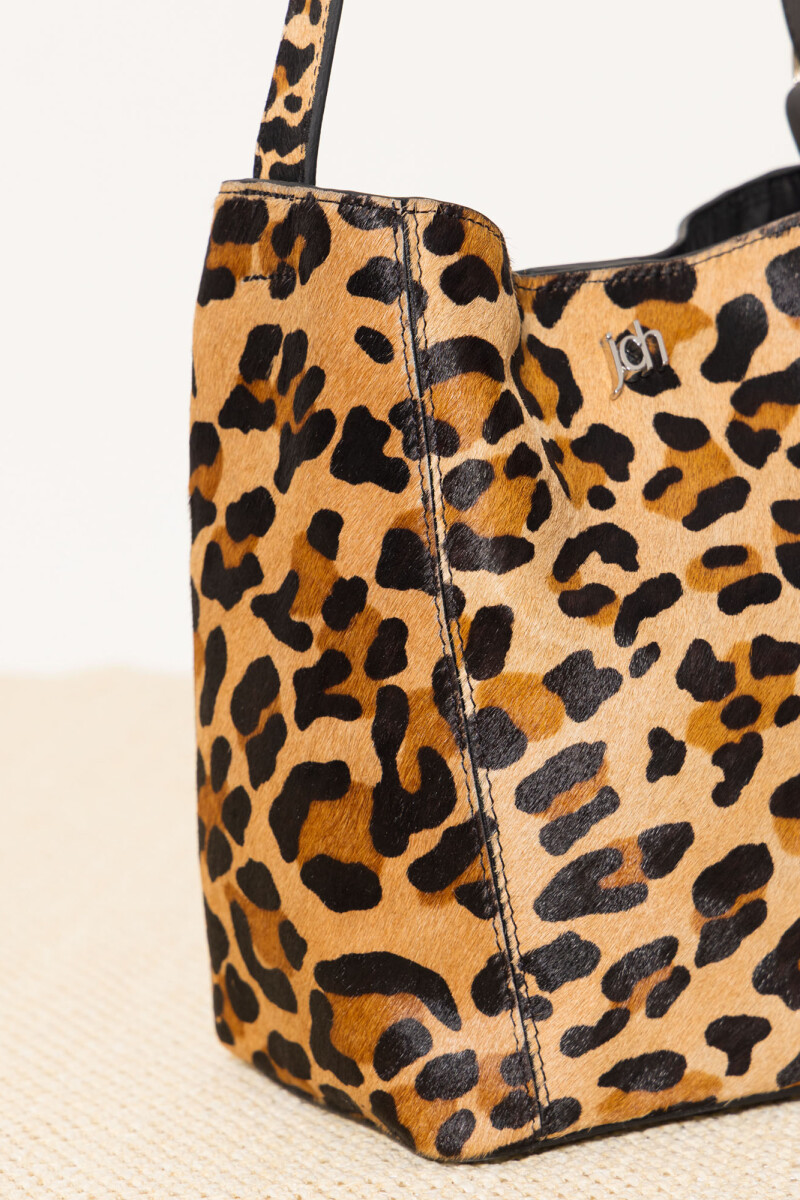 TOTE MOON SMALL WILD Leopardo