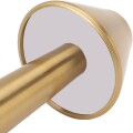 Lampara De Mesa De Luz Led Recargable Con Diseño De Cono Dorado