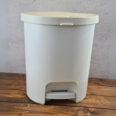 Tarro de residuos con pedal 25lt BLANCO