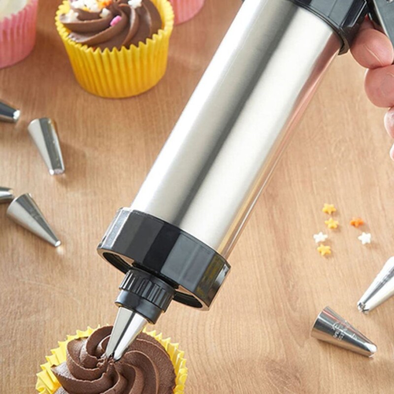 Pistola para Repostería con 7 Boquillas y 10 Discos N/a