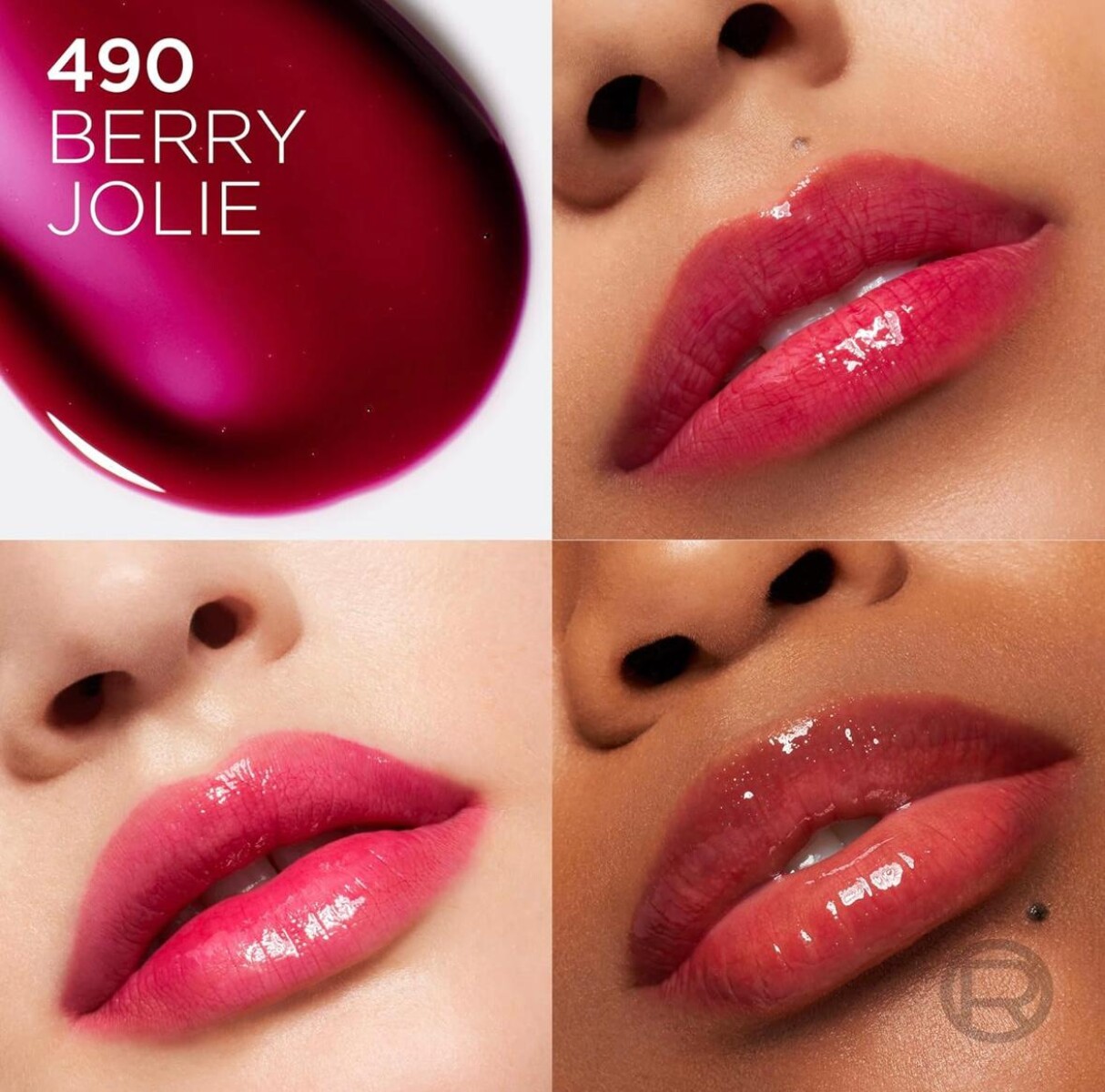 Brillo Labial Loreal Paris Plump - Berry Jolie N°490 