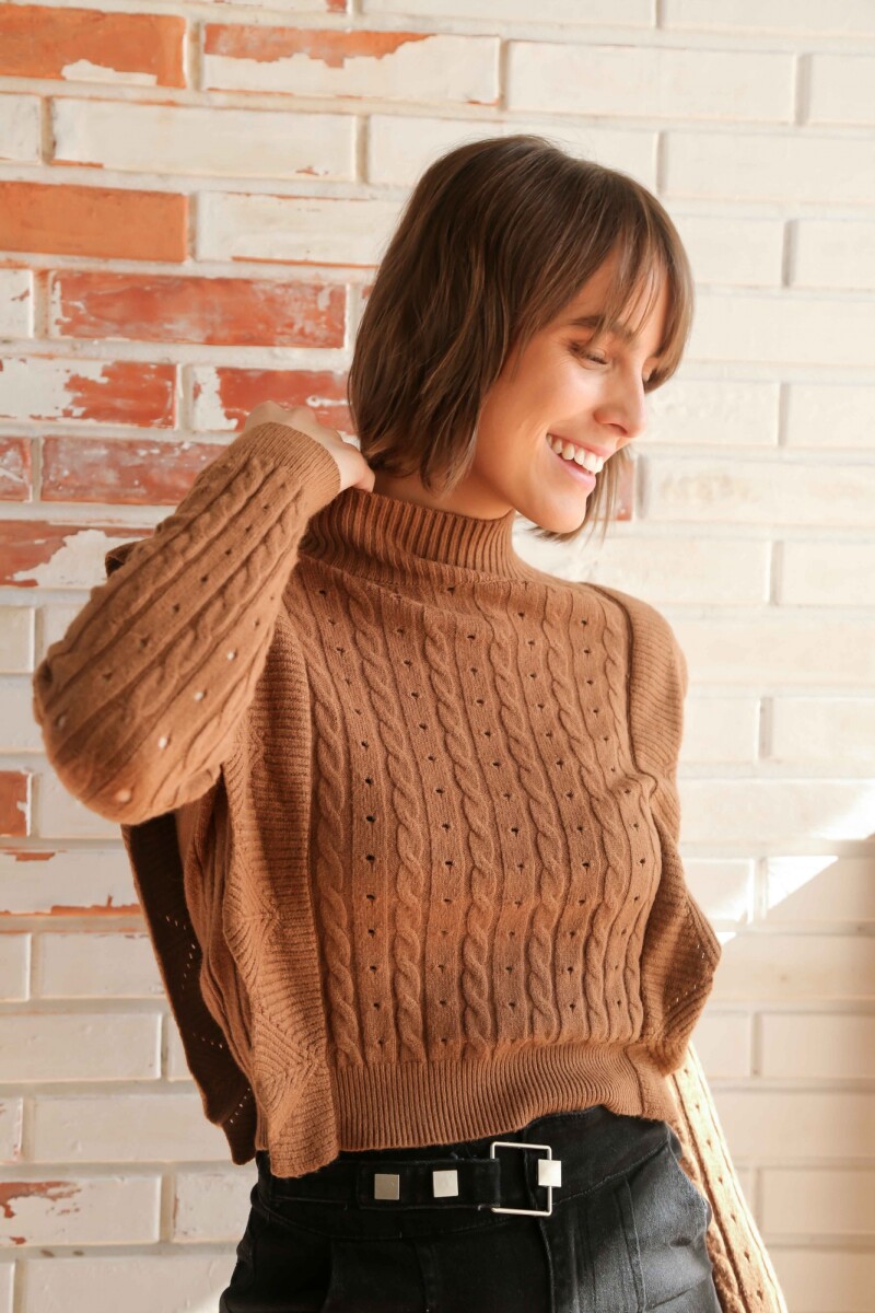 Sweater Bolero Camel