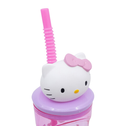 Vaso Alto con Forma 3D Hello Kitty 18 cm 360ml U