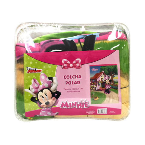 Acolchado Infantil Polar Minnie 1 Plaza U