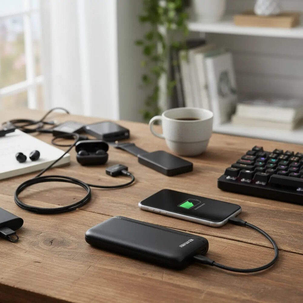 Power Bank Aiwa AW-PBF20000 20.000mAh (AW-PBF20000) AIWA - ALMACENADOR DE ENERGIA 20.0000MAMP (CH)