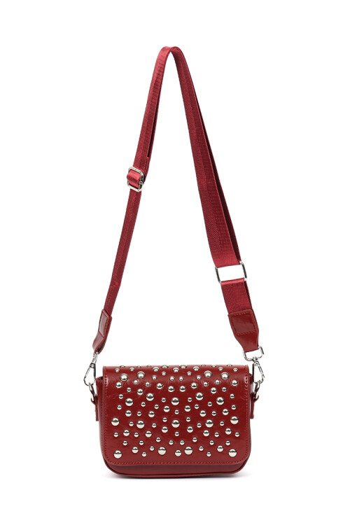 Bandolera Tela Bordeaux