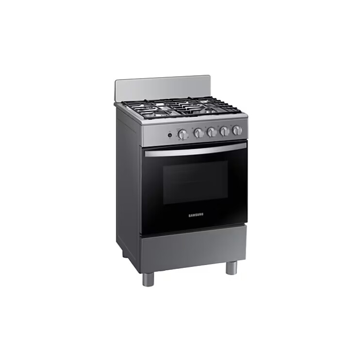 Cocina a gas Samsung Cocina con 4 Quemadores con Quemador Rápido Black