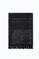 Pashmina brillos negro