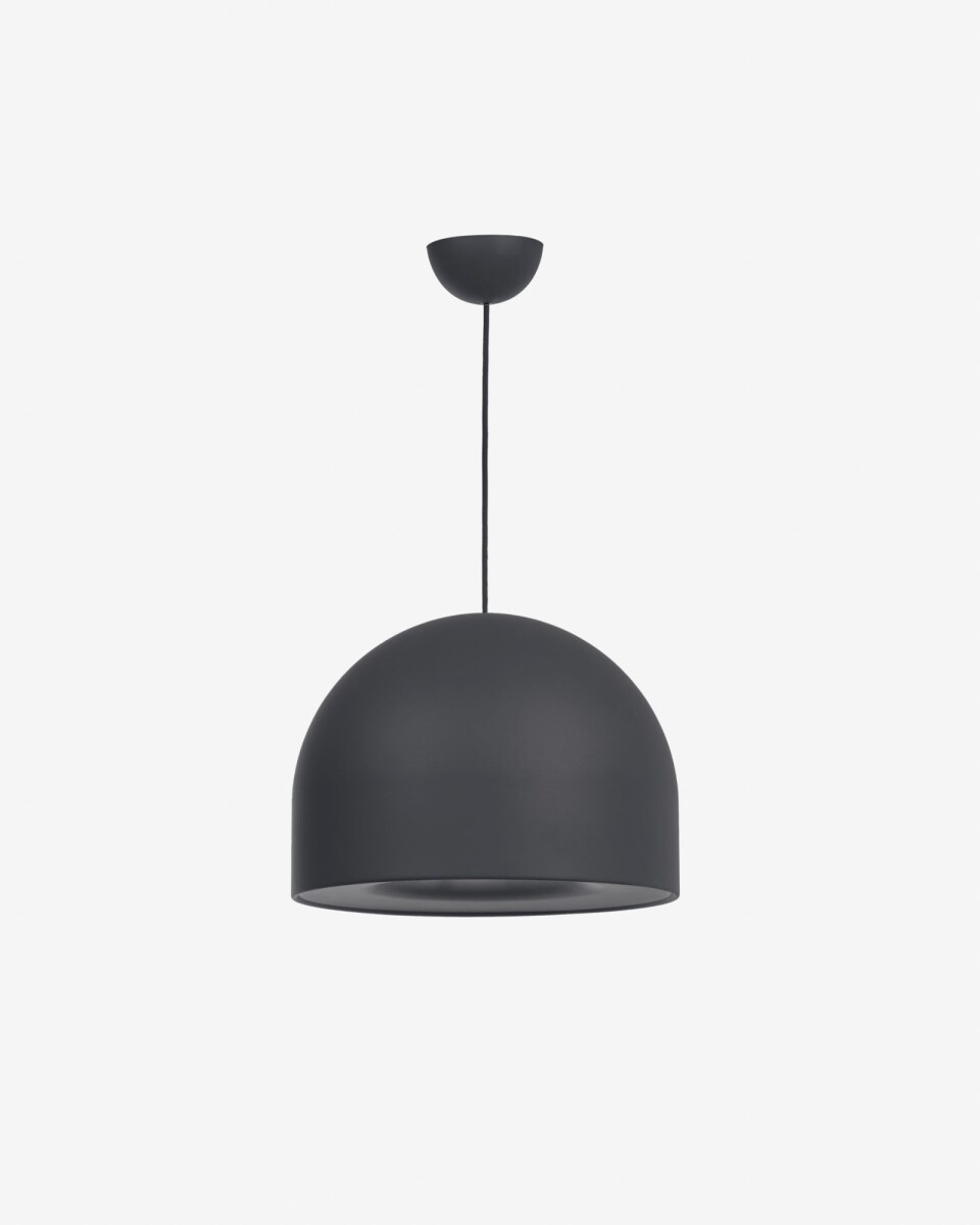 Lámpara de techo Karina de aluminio negro 