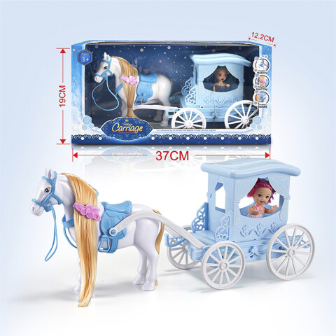 Set Carruaje de Princesas con Accesorios 32 cm U